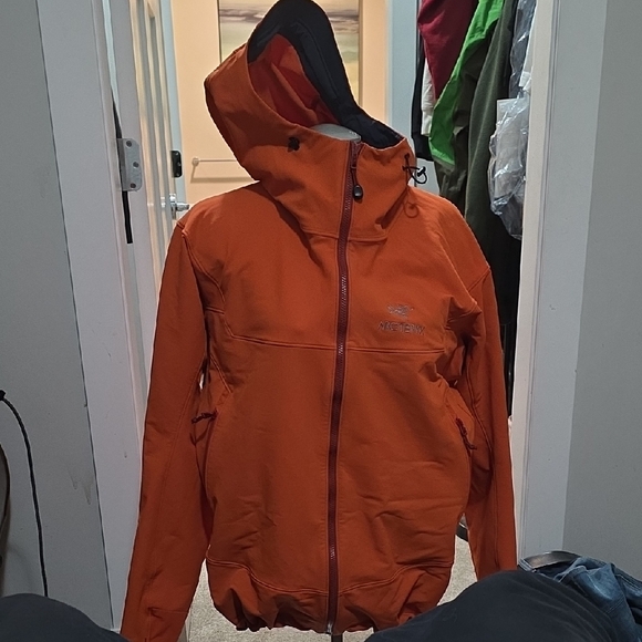 Arc'teryx Other - Arc'teryx Vibrant Orange Hooded Jacket